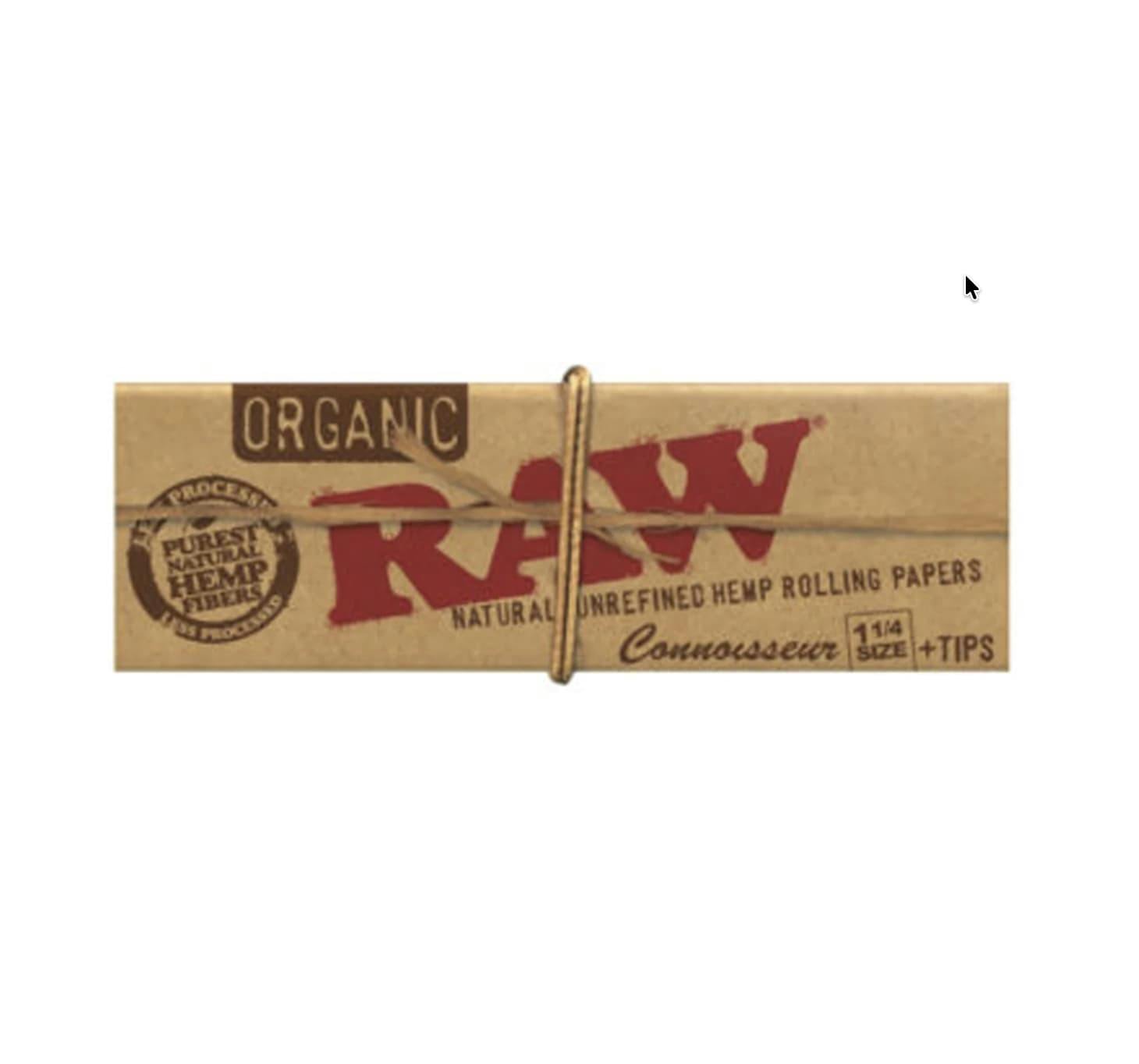 RAW - Organic Connoisseur 1 1/4 w/ Tips