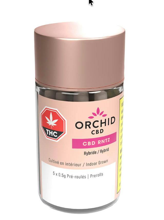 CBD RNTZ Pre-Rolls - Orchid CBD - 5x0.5g
