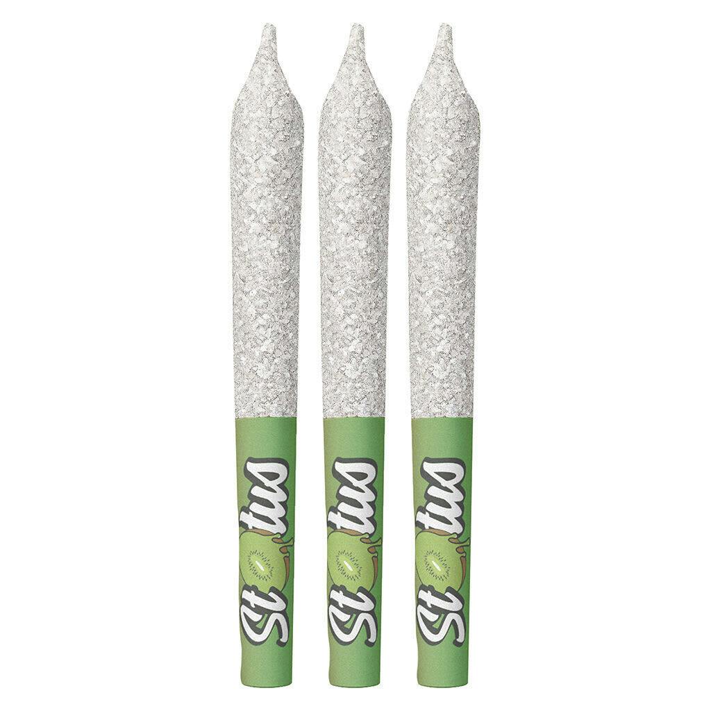 Lamborkiwi Liquid Diamond Infused and Diamond Coated Pre-Roll - Status - 3x0.5g