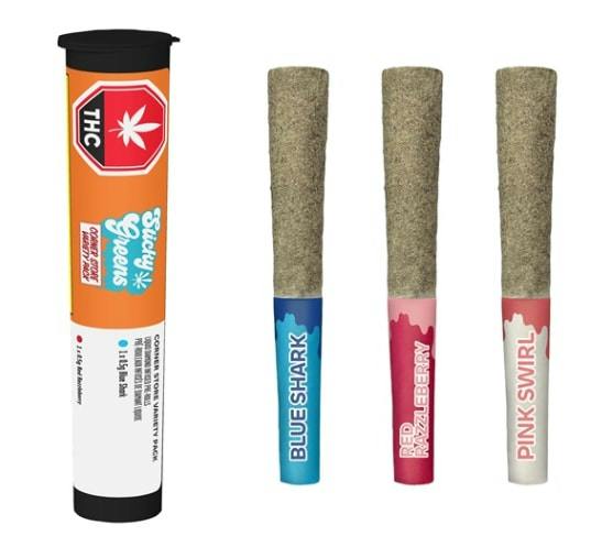 Sticky Greens | Corner Store Variety Pack Infused (Hybrid) | 3 x 0.5g