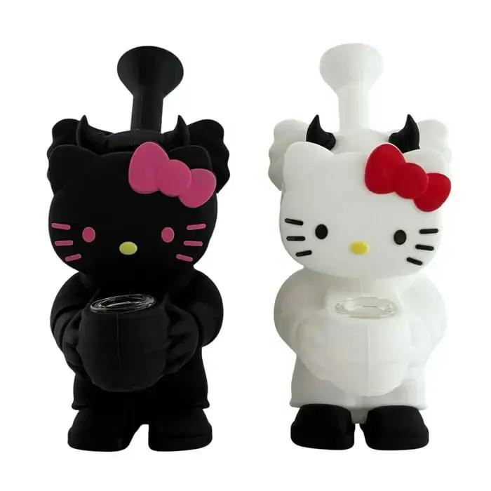 6" Silicone Hello Kitty Water Pipe