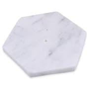 White Marble Hexagon Incense Holder