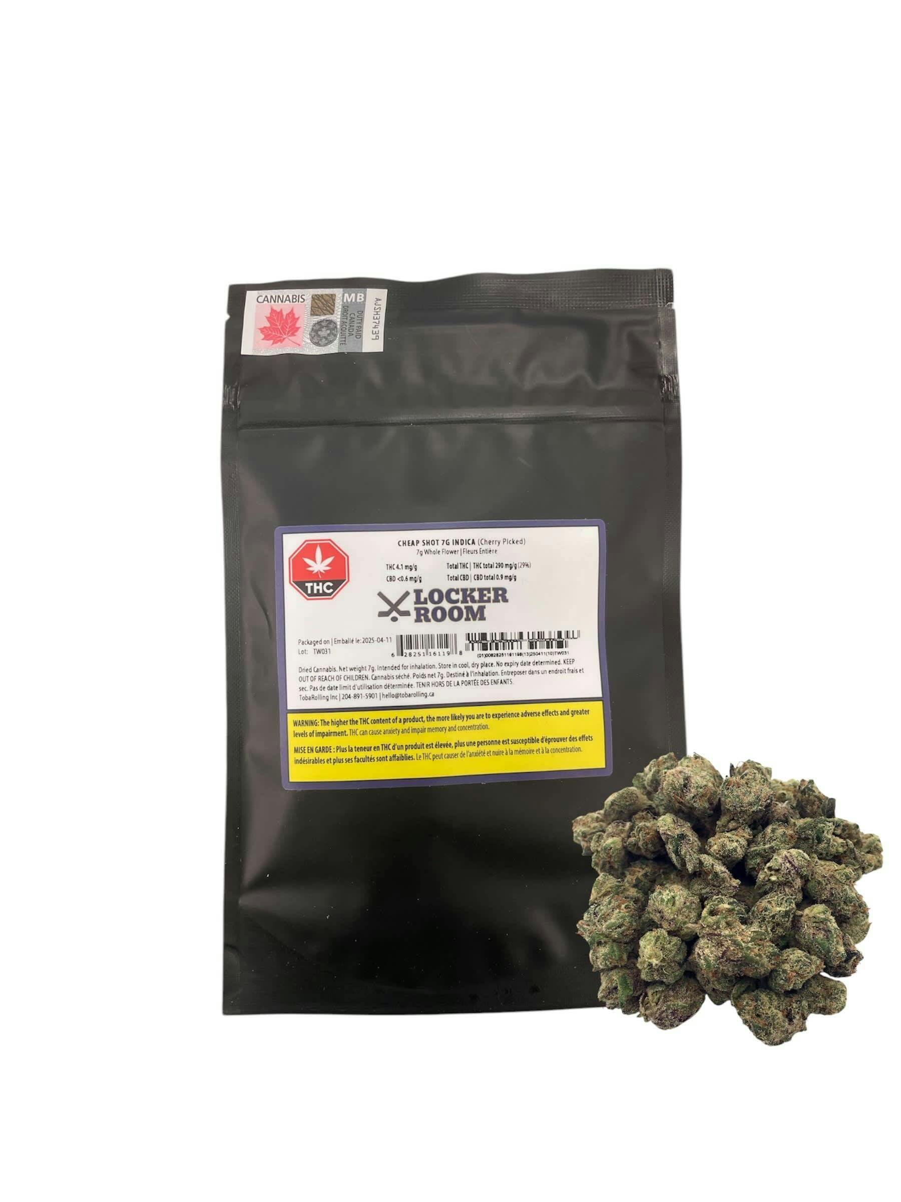 Locker Room | Cheap Shot (Indica) | 7g