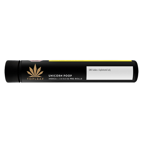 Top Leaf | Unicorn Poop (Indica) | 3 x 0.5g