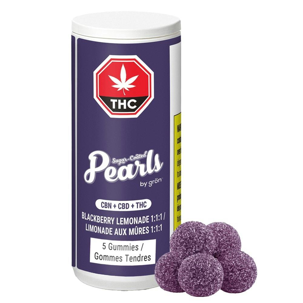 Pearls | Blackberry Lemonade 1:1:1 (Indica) | 5 x 2mg