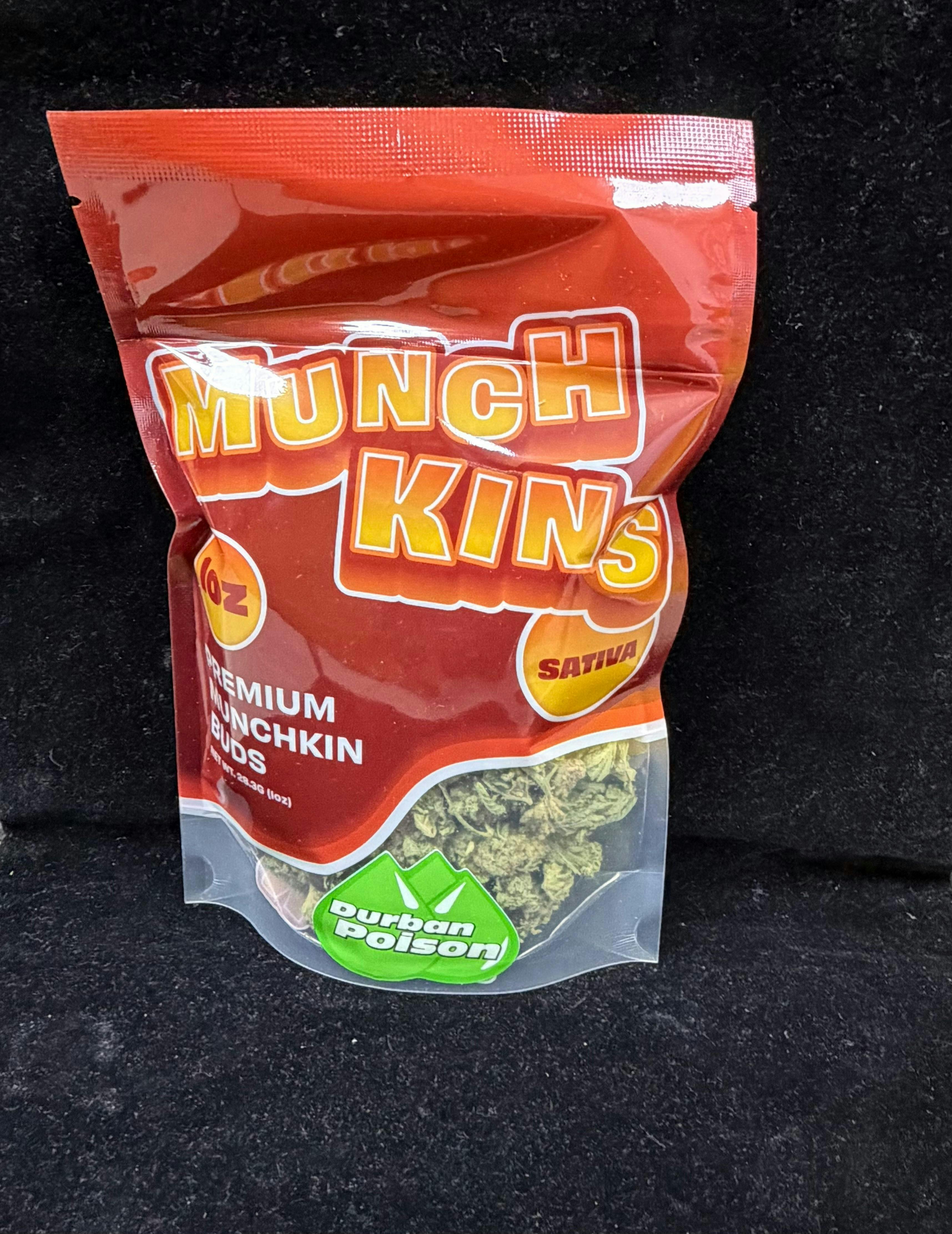 Munchkins | Durban Poison | 28G Whole Bud
