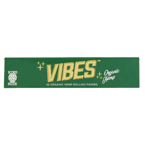 Vibes | Rolling Paper | Organic Hemp King