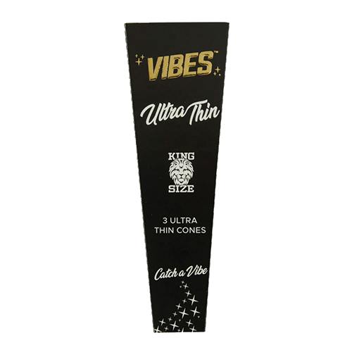 Vibes | Cones | Ultra Thin | King | 3 Pack