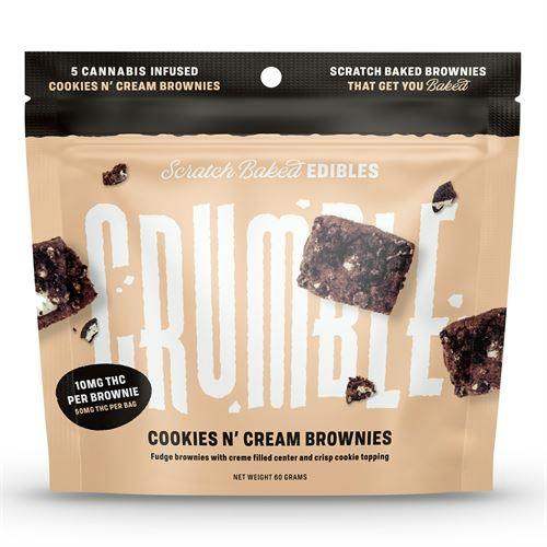 Cookies 'N Cream Brownies | 50mg [10mg/piece]