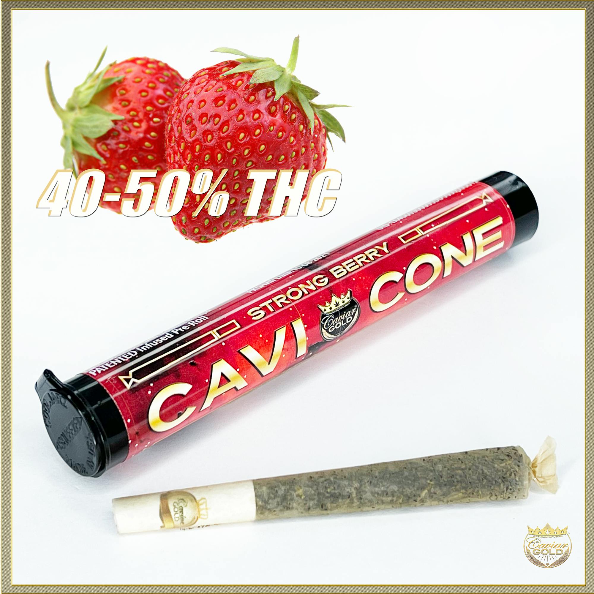 Strong Berry Cone | 1g Infused Pre-roll