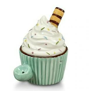 Ceramic Pipe - Cupcake - 4.5"