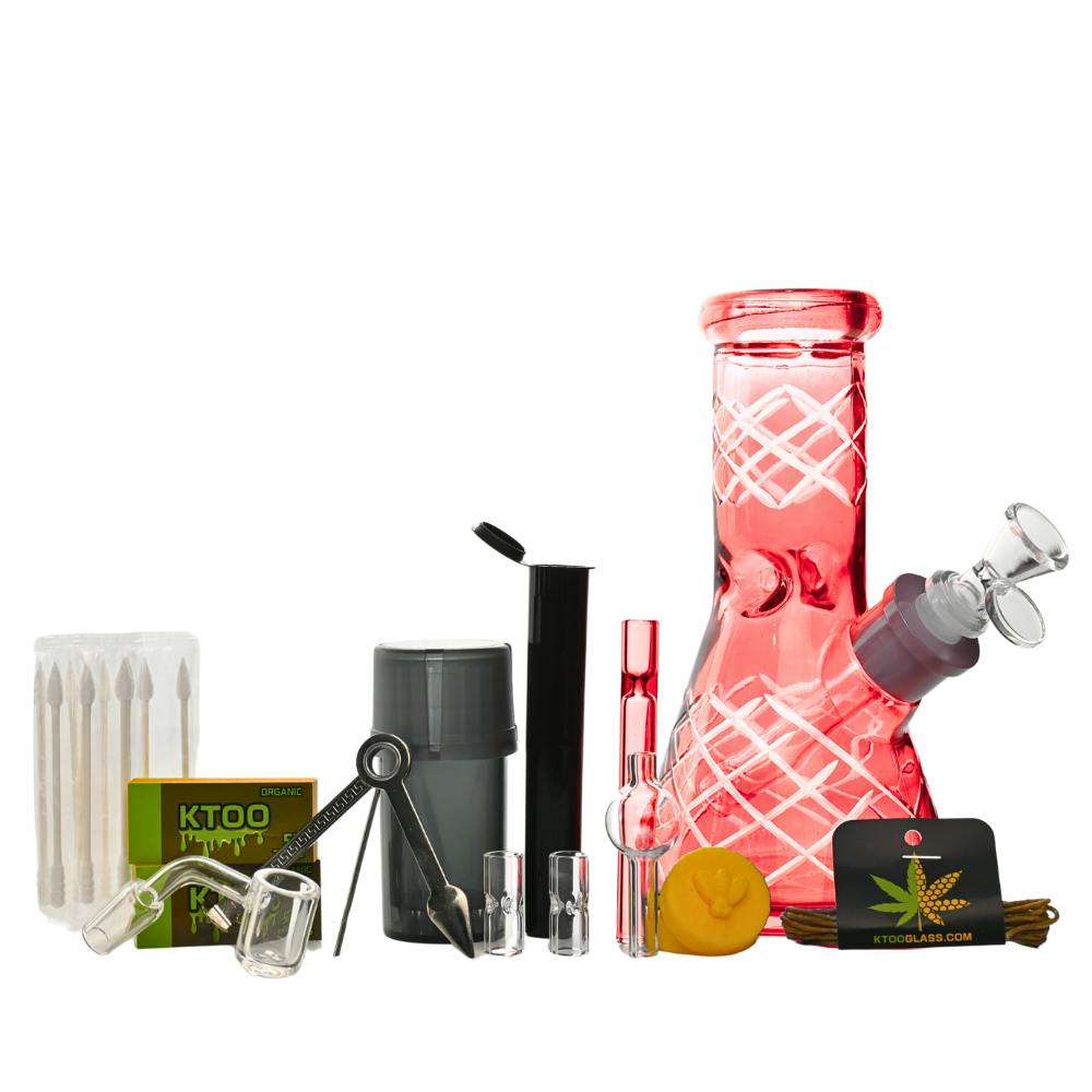 Diamond Cut 15-in-1 Ultimate Smoke Box - 8" - Red
