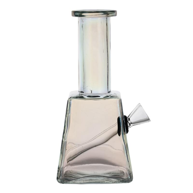 Iridescent Ice Mini Glass Bong - 6" - Assorted