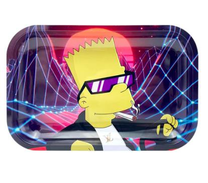 Rolling Tray - Medium - Bart Vaporwave