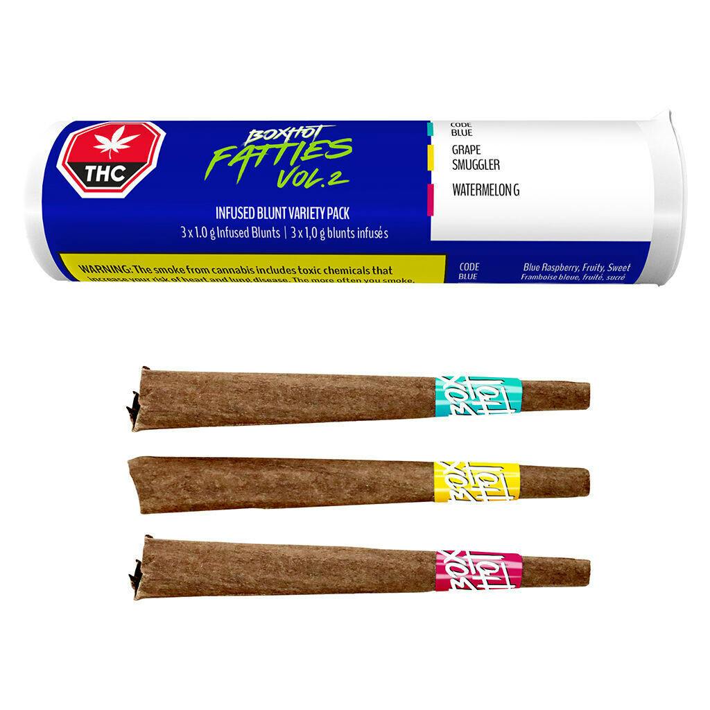 Fatties Vol. 2 Infused Blunt Variety Pack - 3x1g
