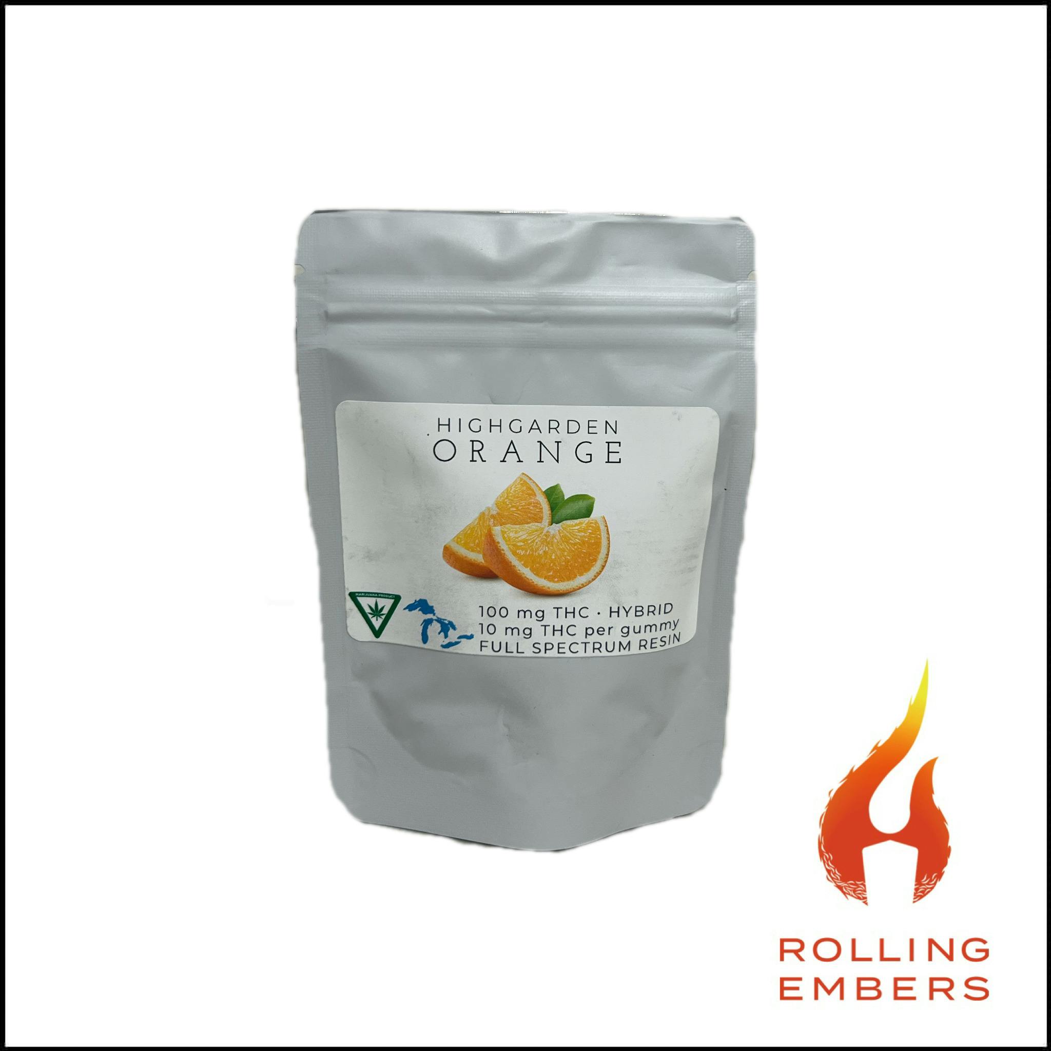 High Garden | Orange | Live Resin Gummies