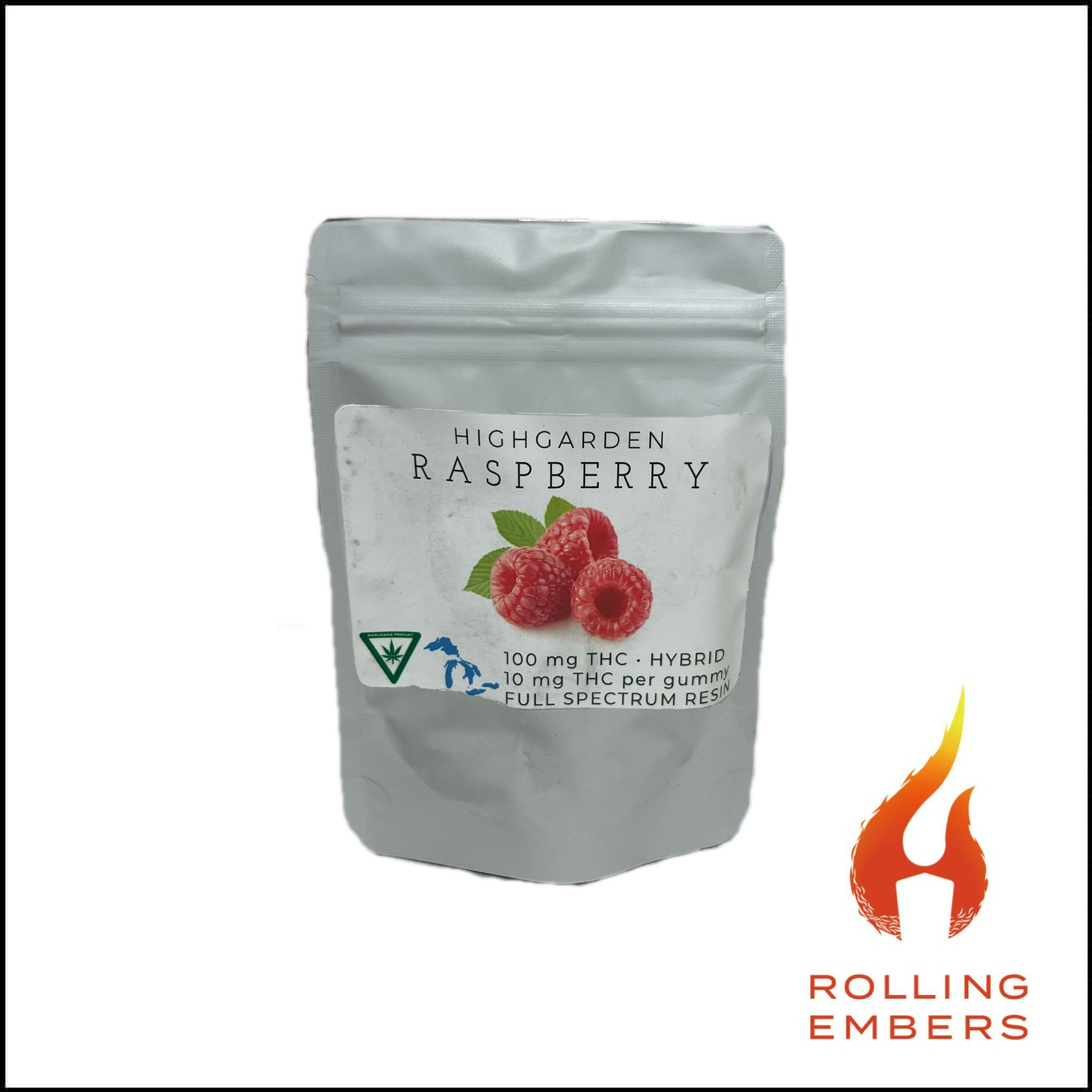 High Garden | Raspberry | Live Resin Gummies