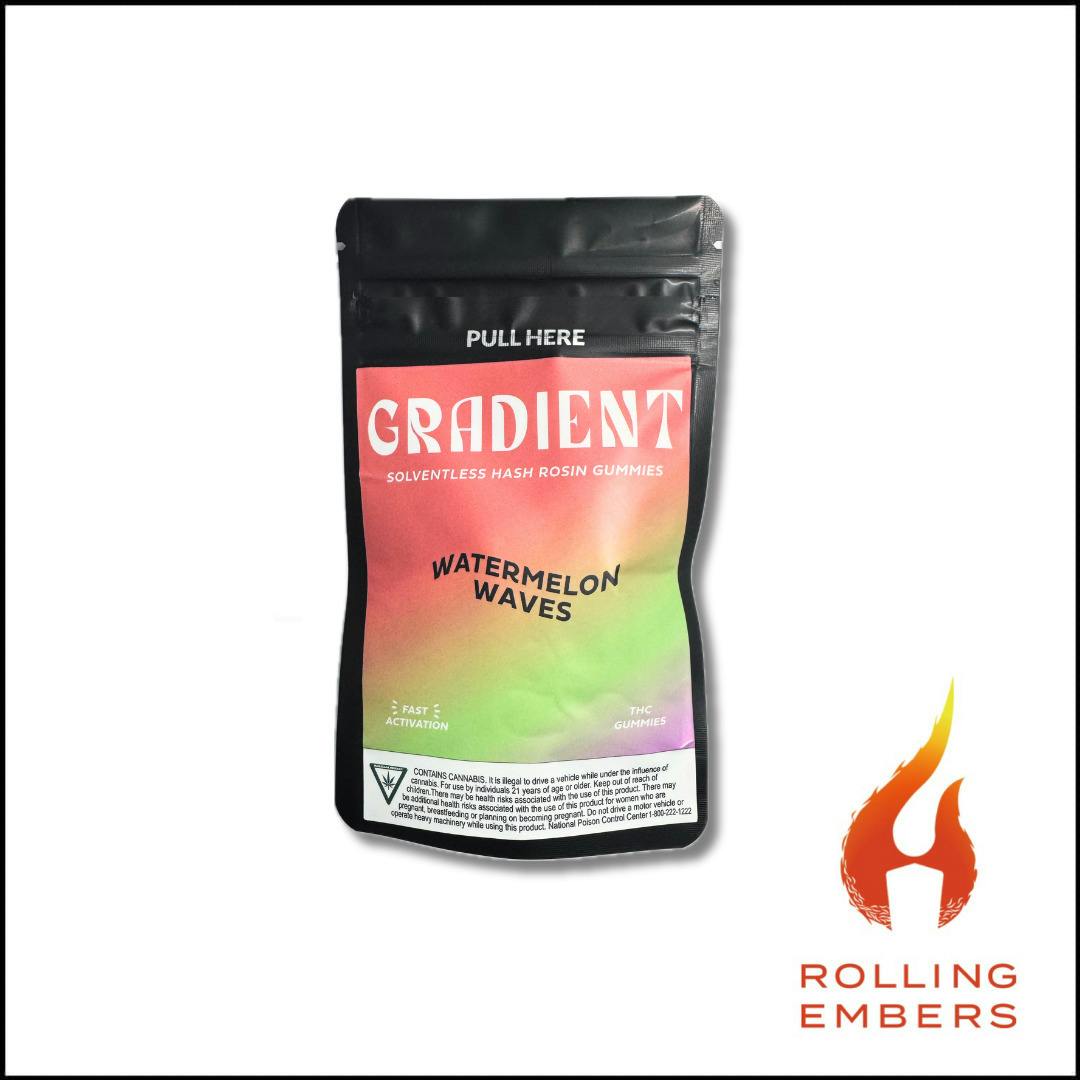 Gradient | Watermelon Wave | Hash Rosin Gummies