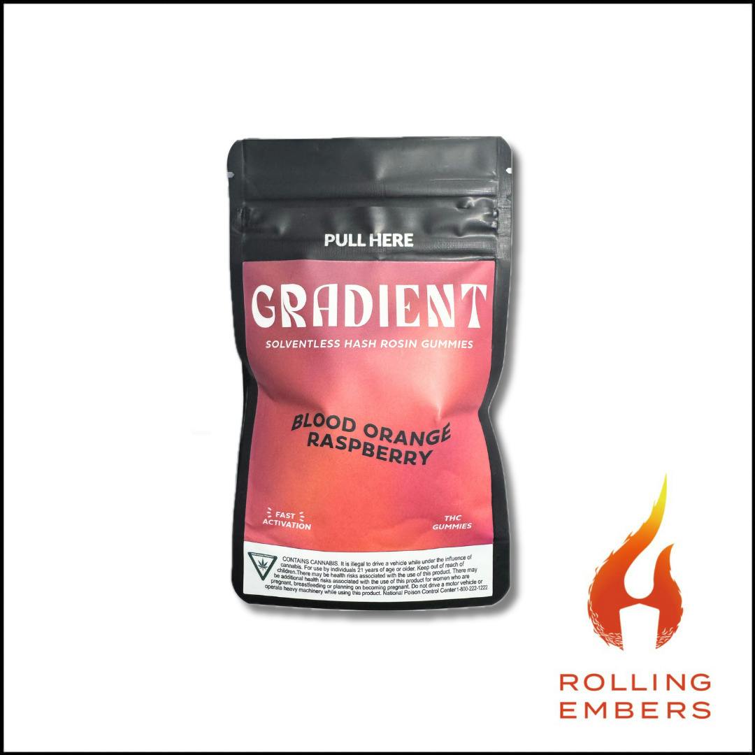Gradient | Blood Orange Raspberry | Hash Rosin Gummies