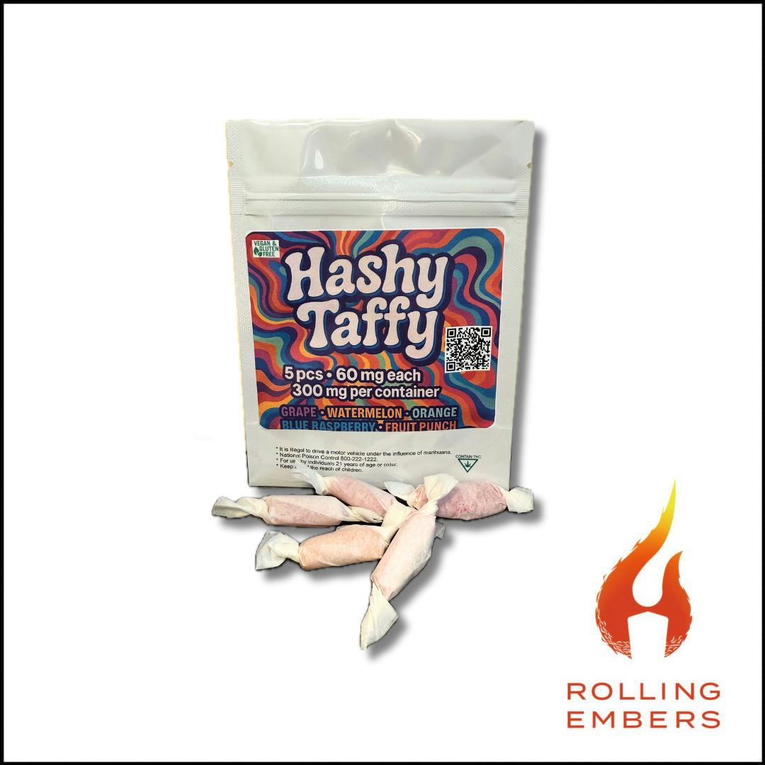 The Canna Man | Hashy Taffy | Assorted Flavors | Hash Rosin Edible
