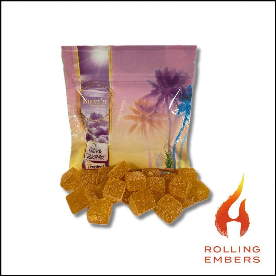 Buzz'n Gummies | Tropical | Edible