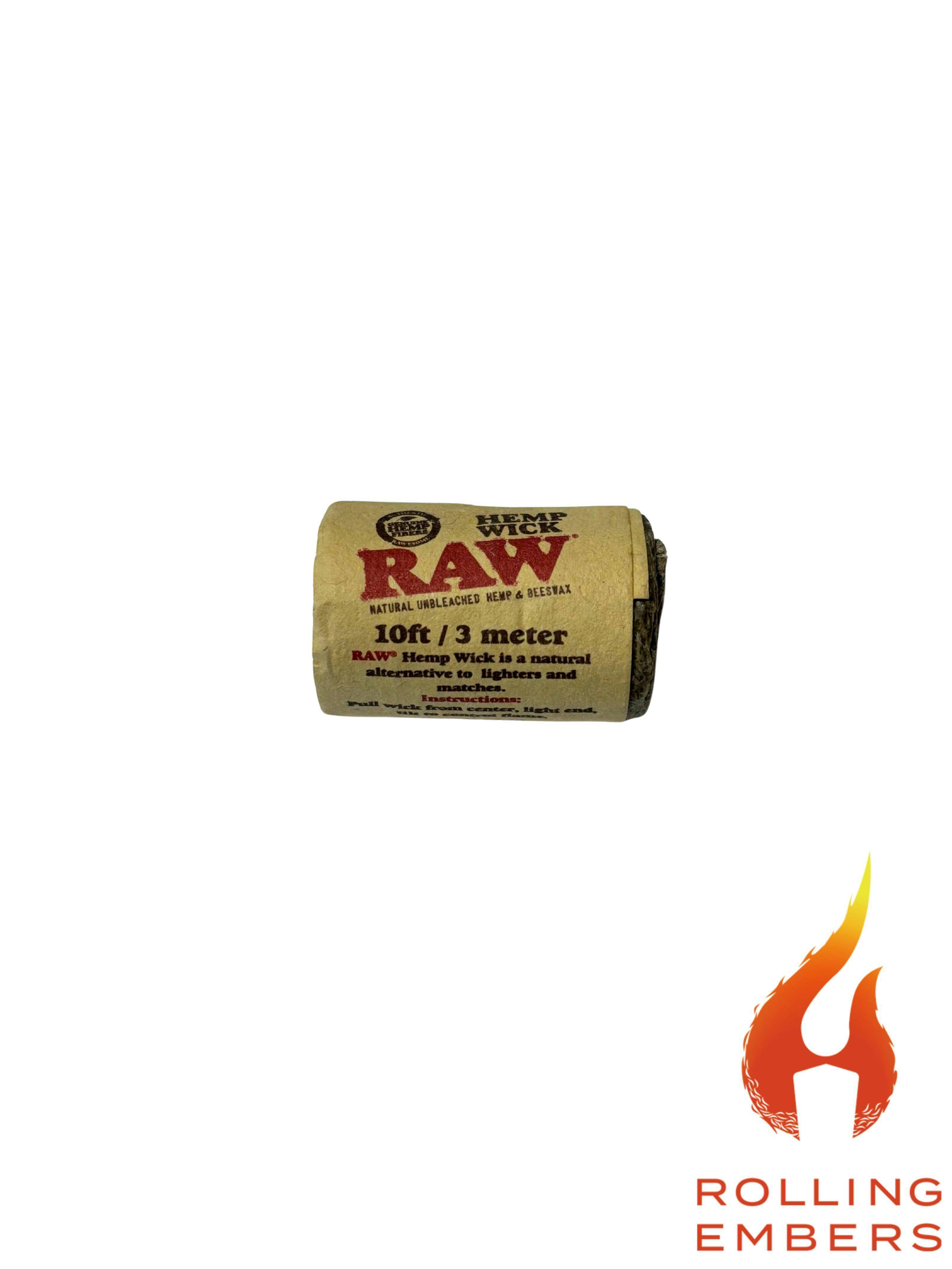 RAW Hempwick 10ft at Rolling Embers