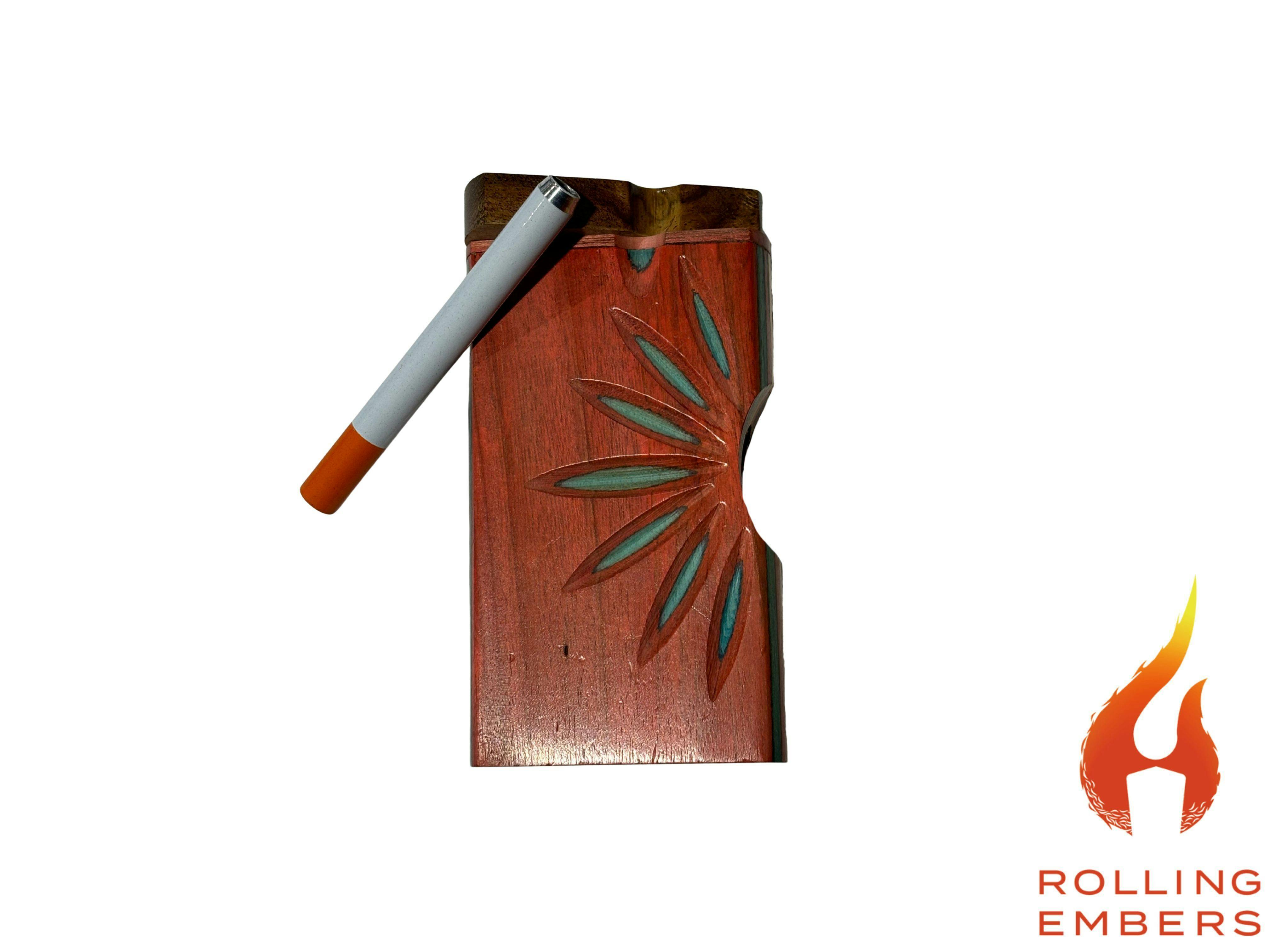 4" Cut Out Dugout with 1 Hitter | Rustic Wood