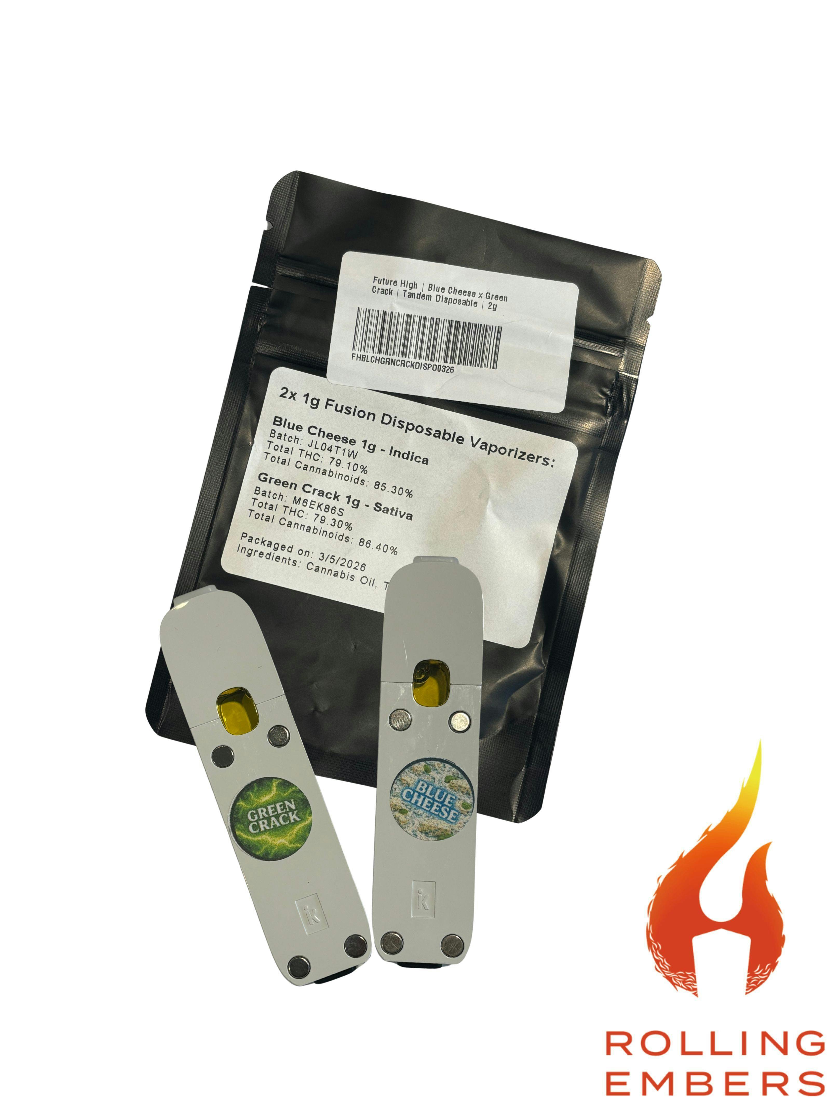 Future High | Blue Cheese x Green Crack | Tandem Disposable