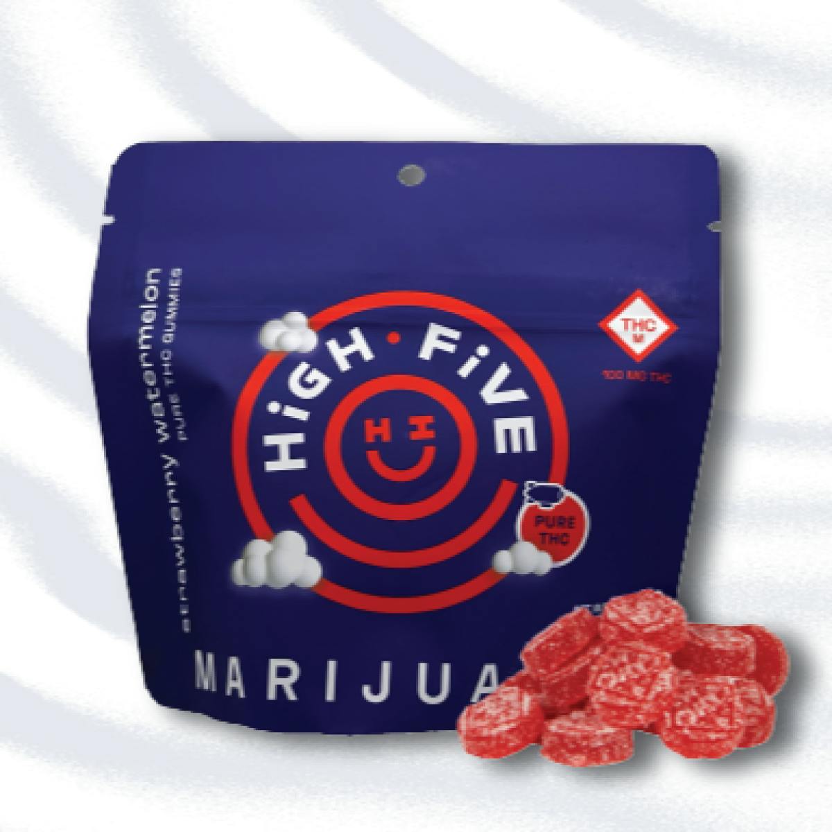 140MG STRAWBERRY WATERMELON GUMMIES