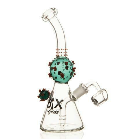 10" 6ix Glass VIRUS Rig With Banger