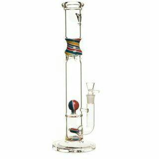 18'' Twisty Swirl Glass Bong