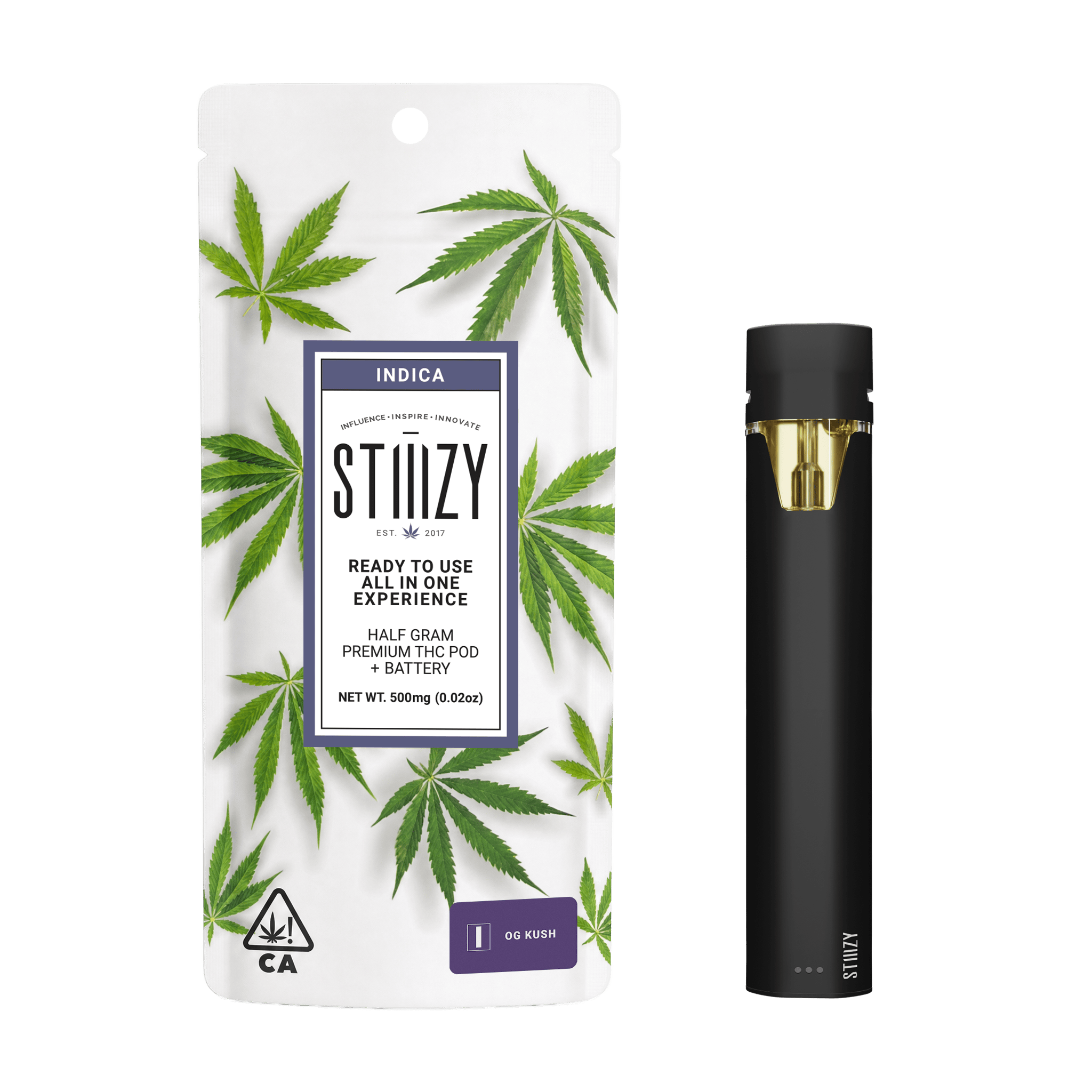 STIIIZY - Original GO AIO Experience - OG Kush - 0.5g