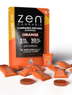 $18 | 1:10 ORANGE | 100MG | ZEN