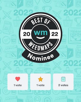 We've been Nominated for Best of Weedmaps 2022!