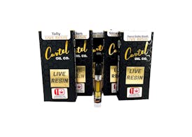 Cartel Oil Co | 510 Cartridge | Distillate | Live Terps | Hybrid | Cream Soda | 1g