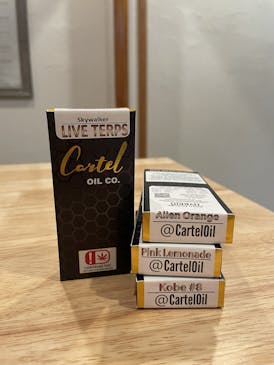 Cartel Oil Co | 510 Cartridge | Distillate | Live Terps | Hybrid | Skywalker | 1g