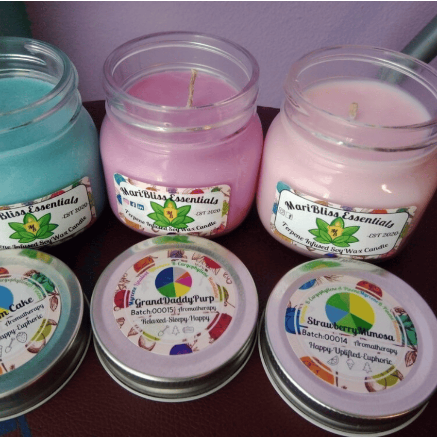 TERPENE INFUSED CANDLES
