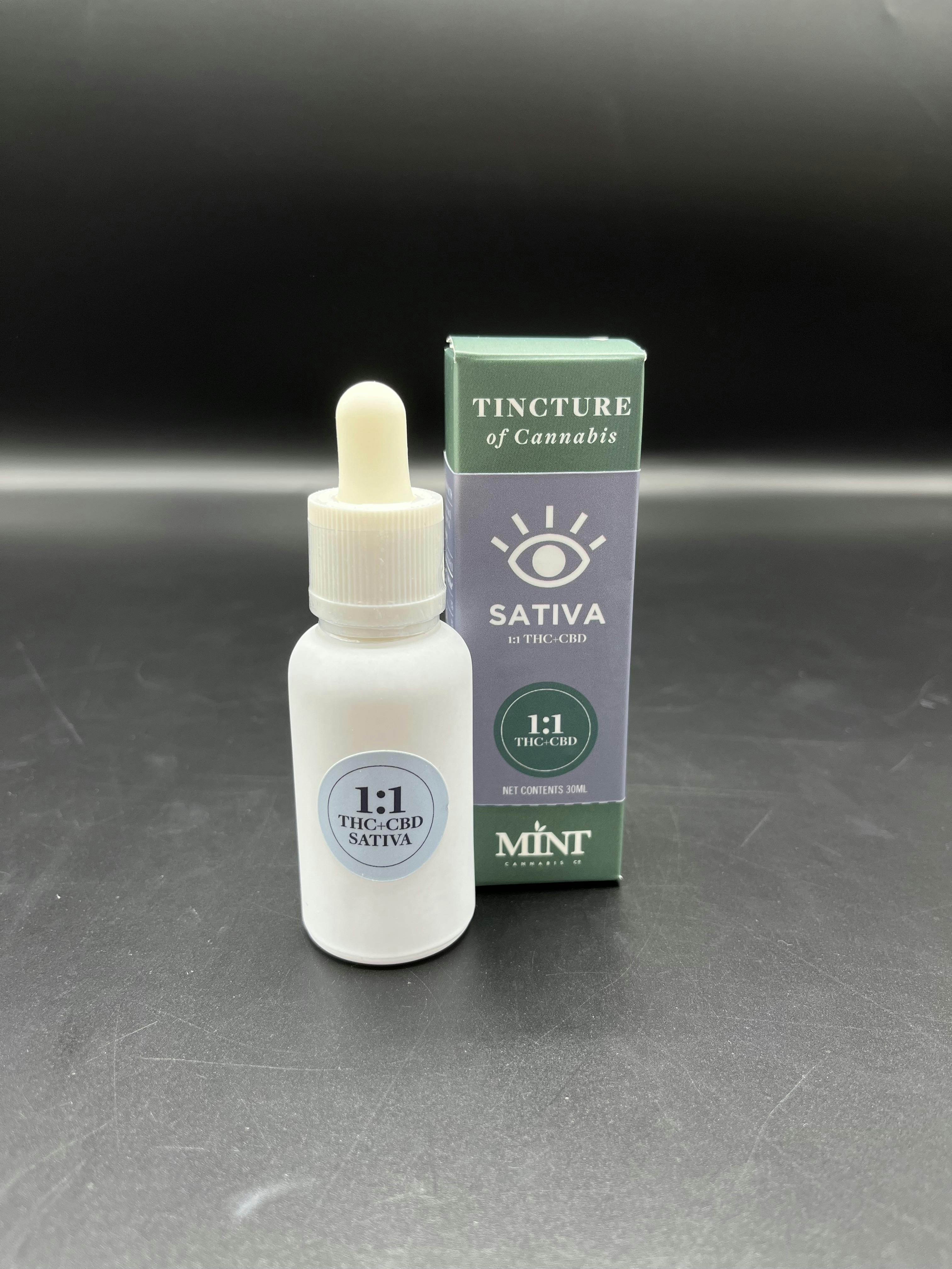 MINT - SATIVA 1:1 1000mg Full Spectrum Tincture