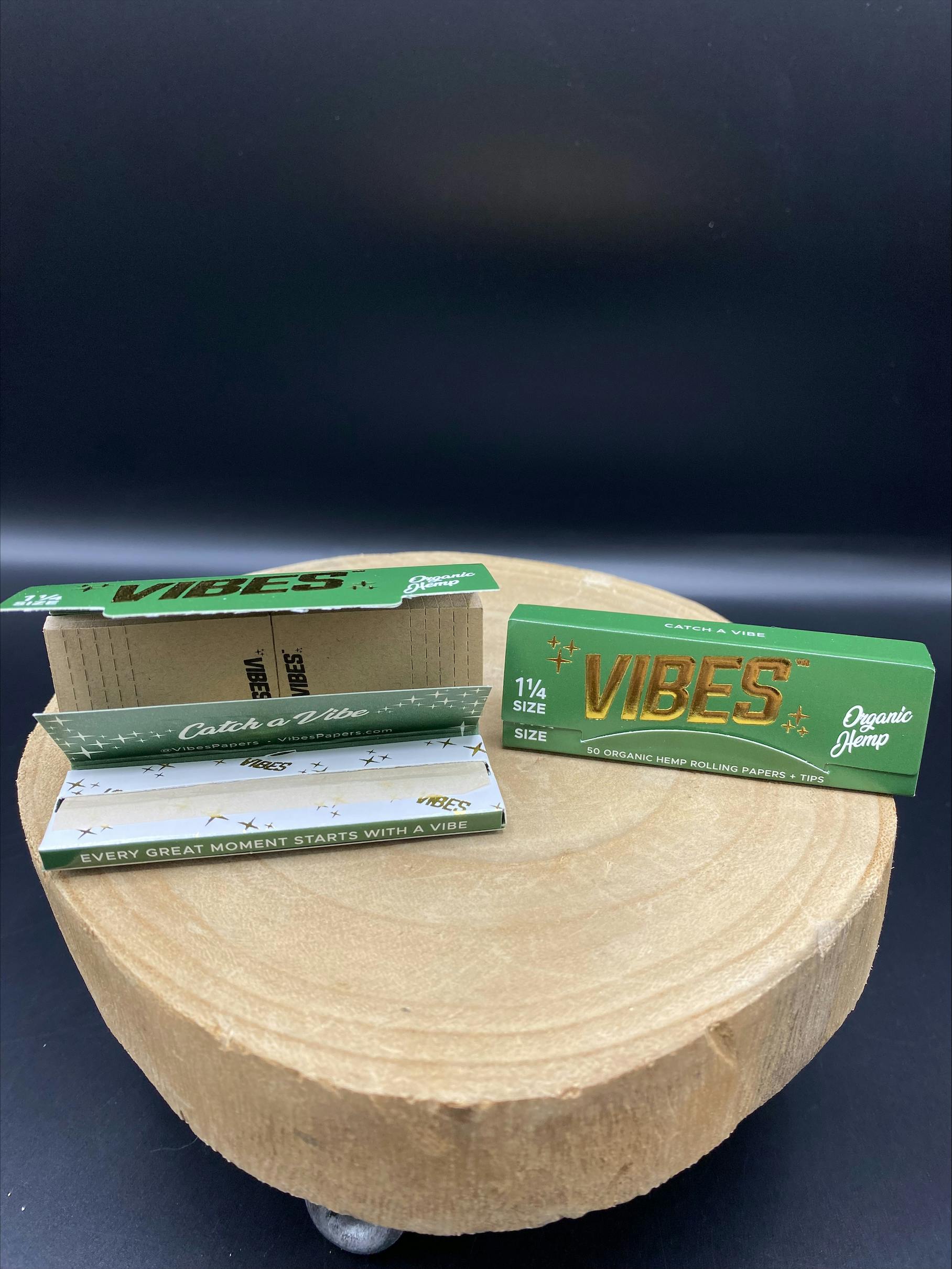 Vibes Organic Hemp 1 1/4 Papers w/ Filters