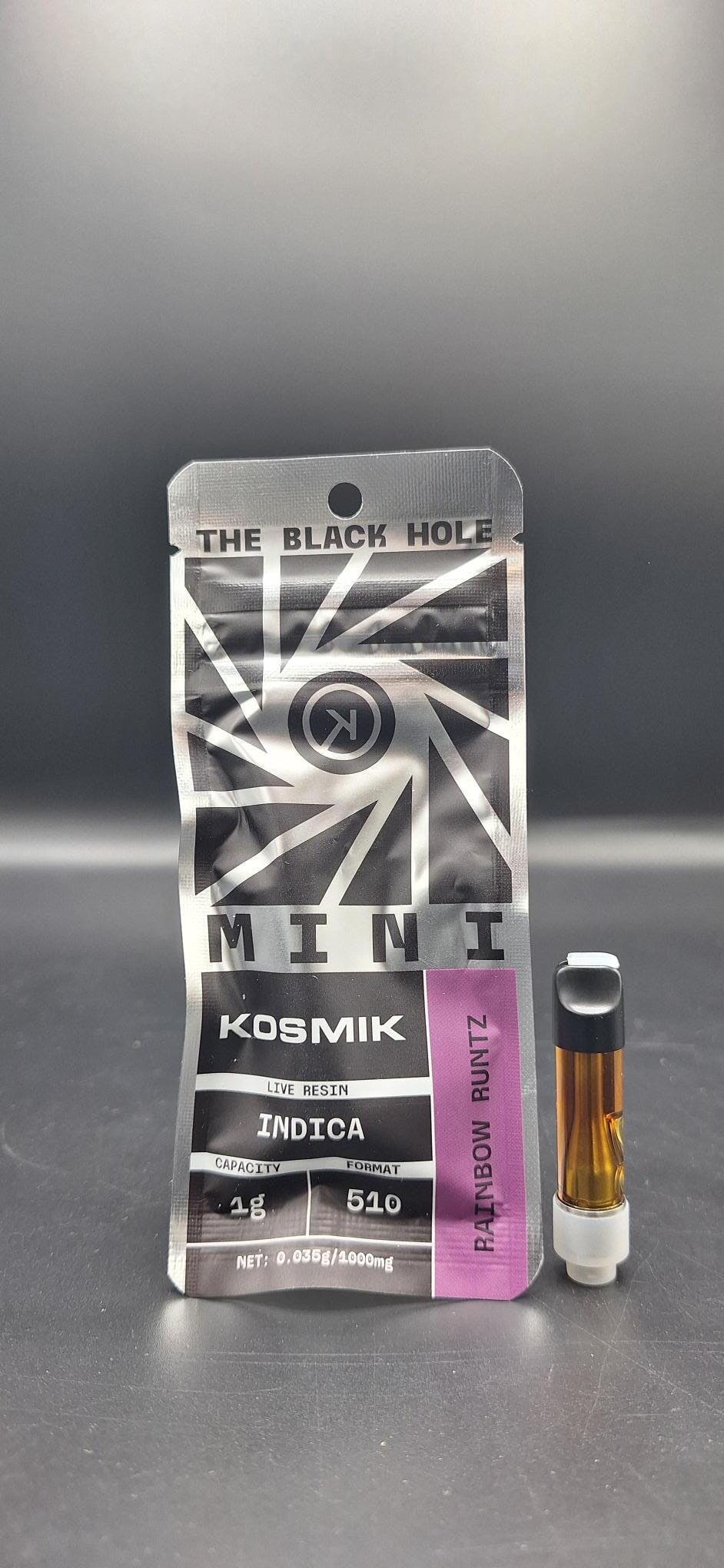 Black Hole 1g Vape - Rainbow Runtz