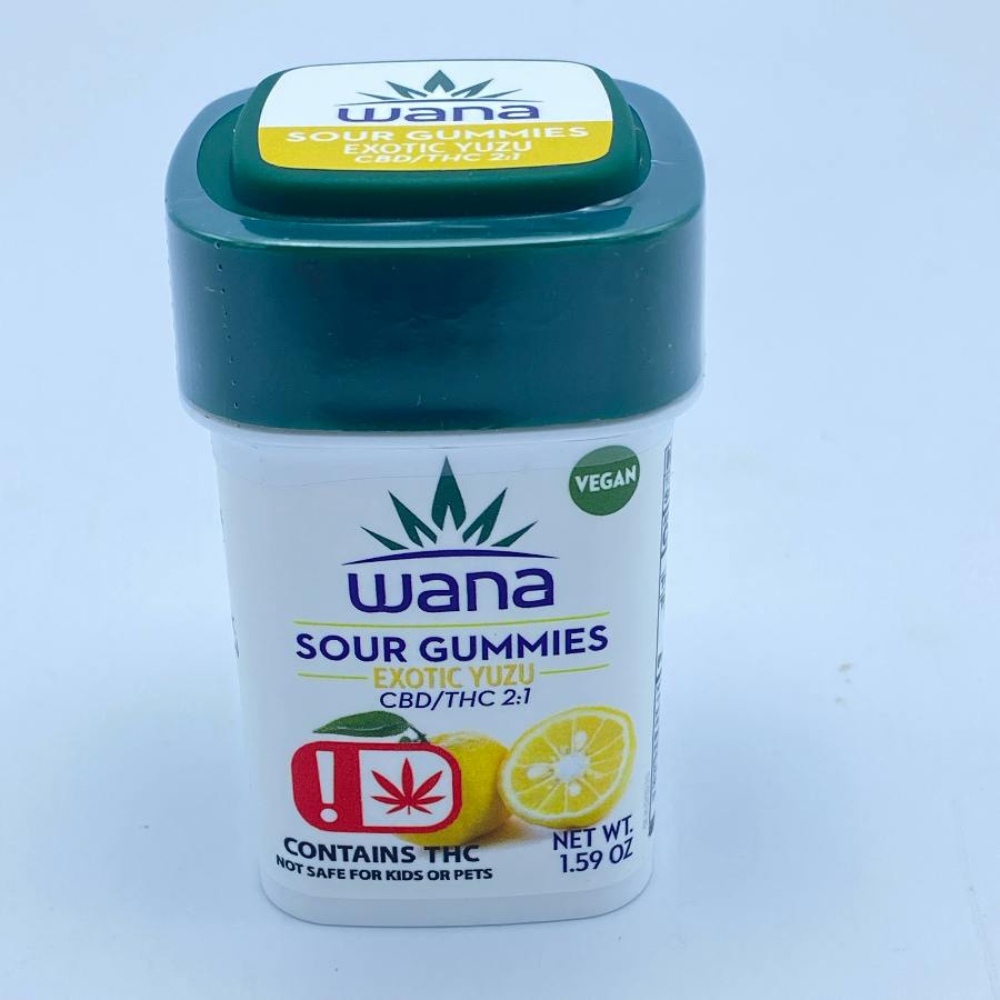 Wana Exotic Yuzu 2:1(CBD/THC) Gummies