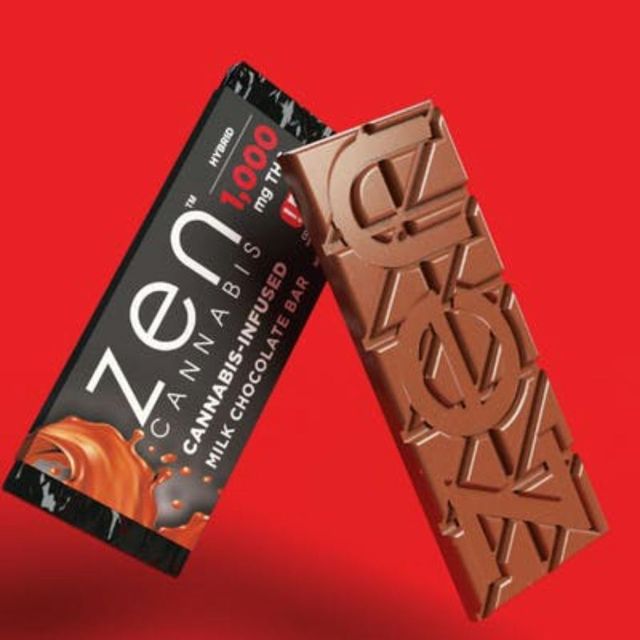Zen Cannabis - Milk Chocolate Bar 1000mg