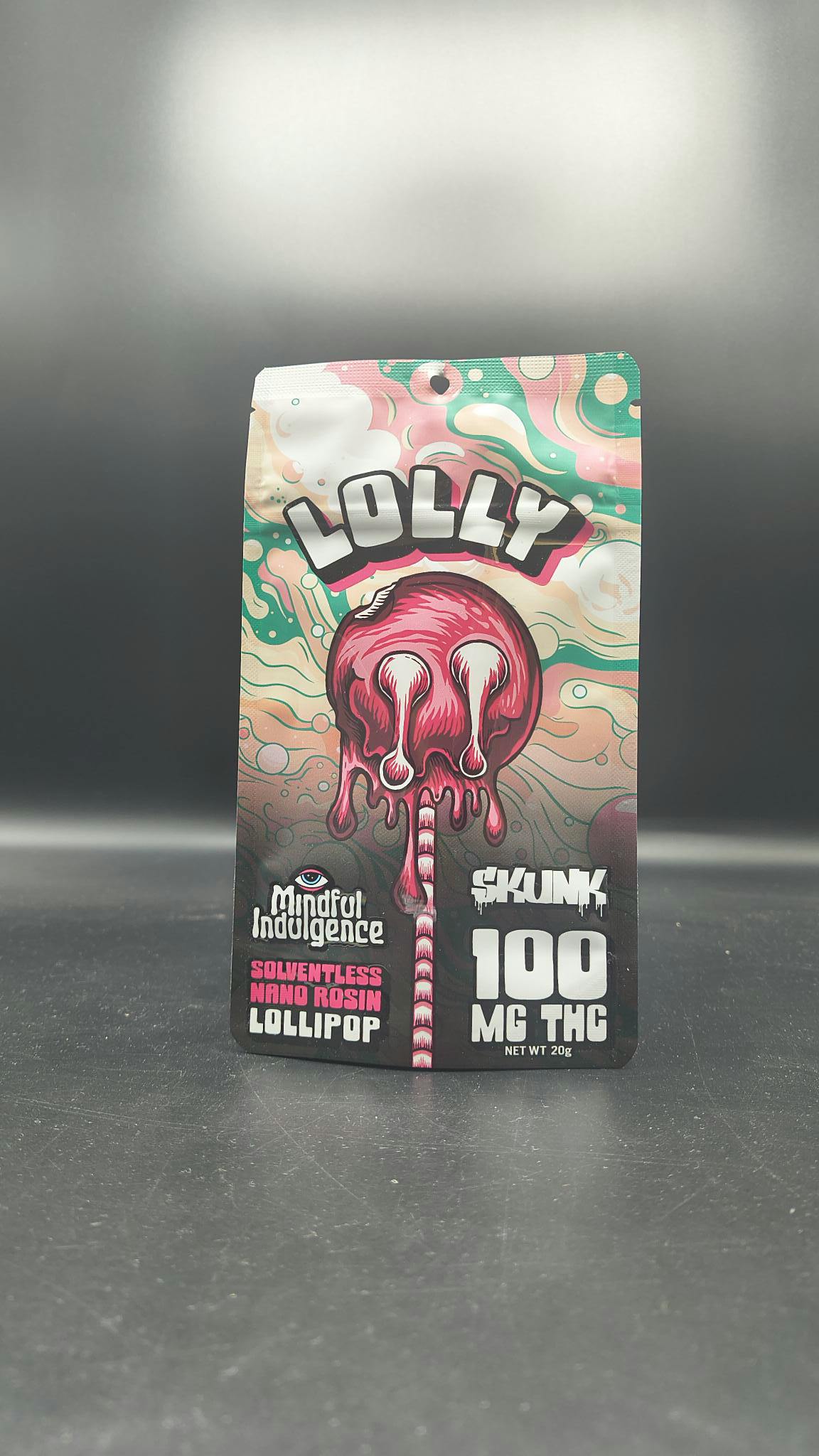 Mindful Indulgence - Strawberry Shortcake 100mg Nano Rosin Lollipop
