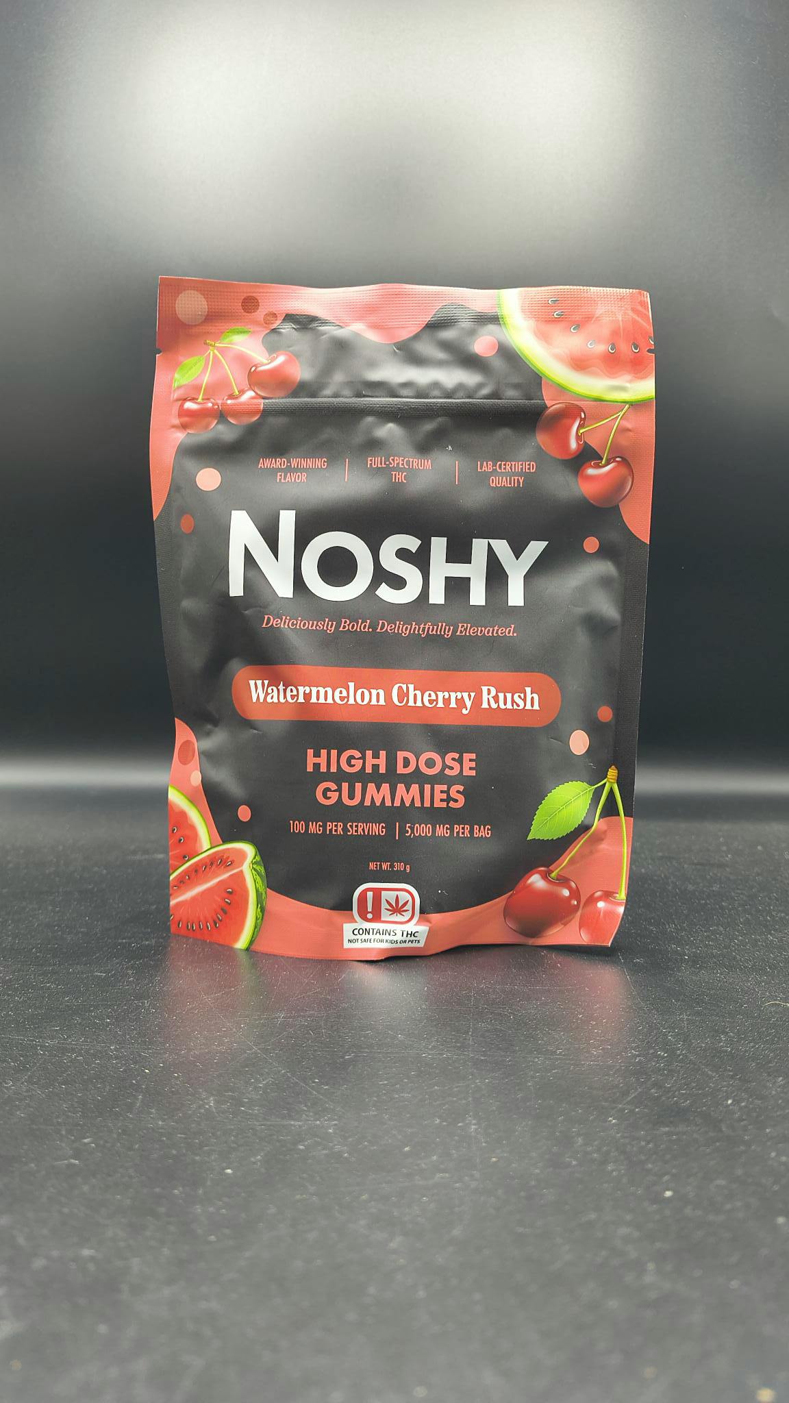 Noshy - Watermelon Cherry Rush 5000mg Gummies