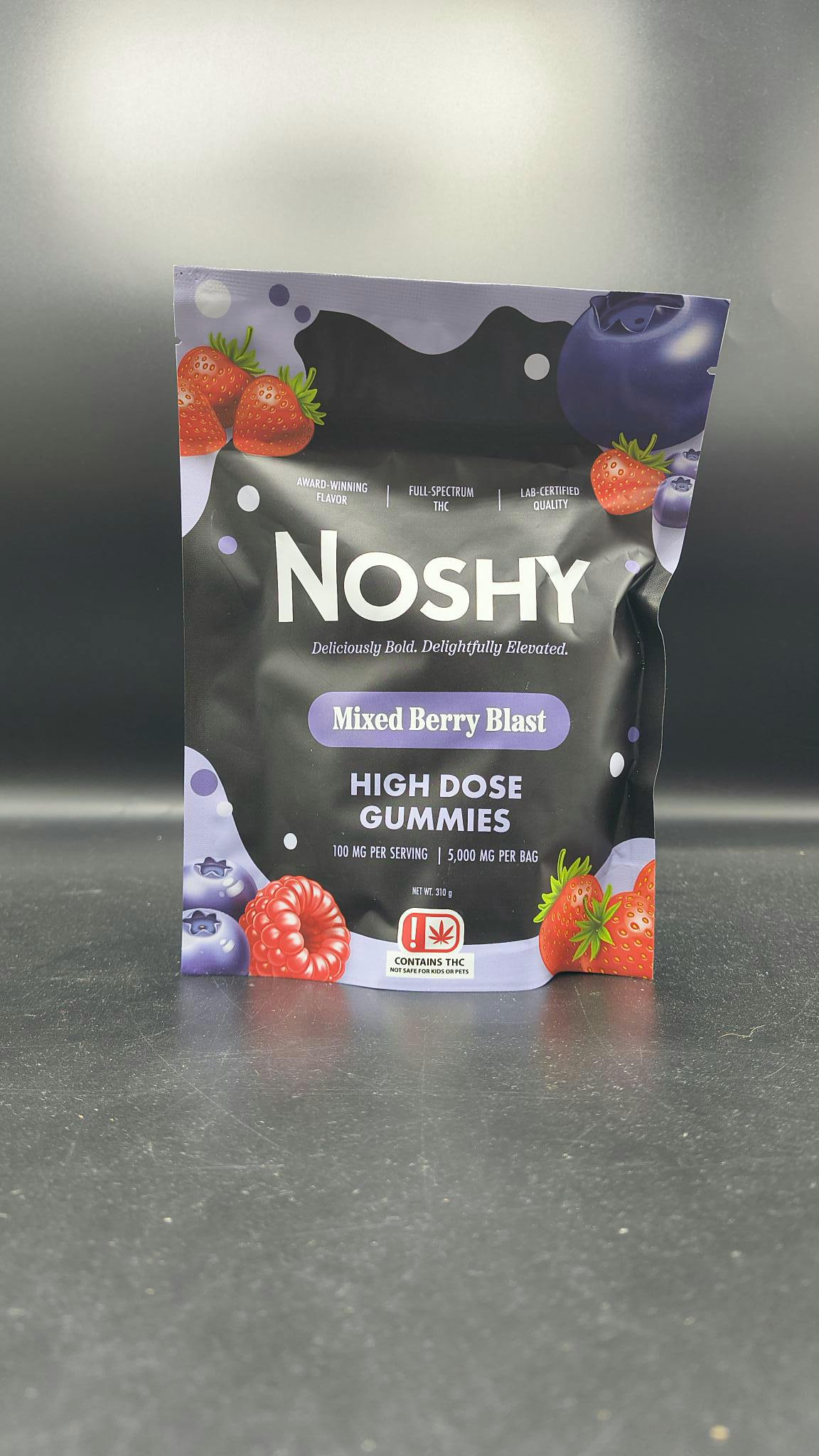 Noshy - Mixed Berry Blast 5000mg Gummies