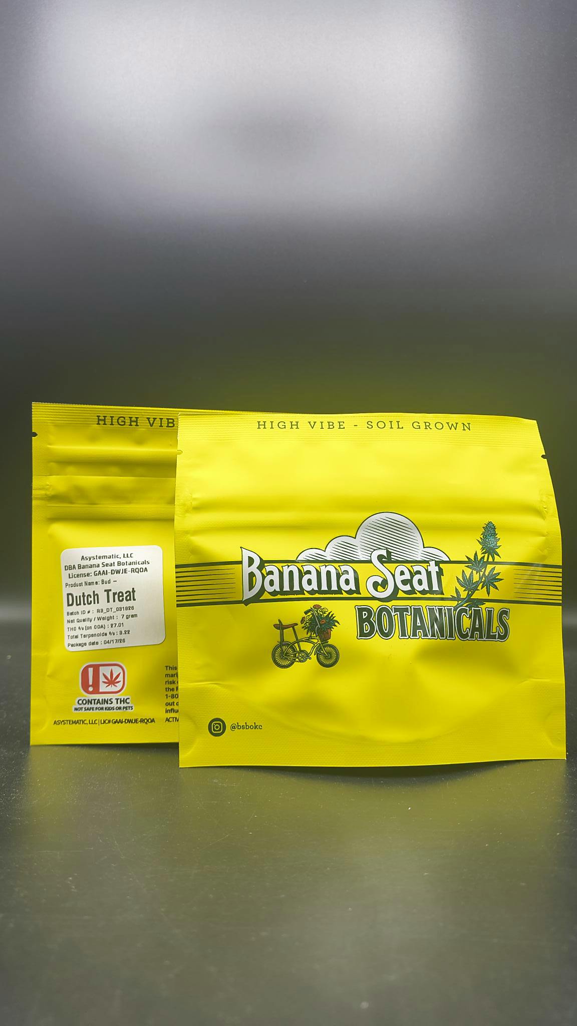 Banana Seat Botanicals - Dutch Treat 7G Flower