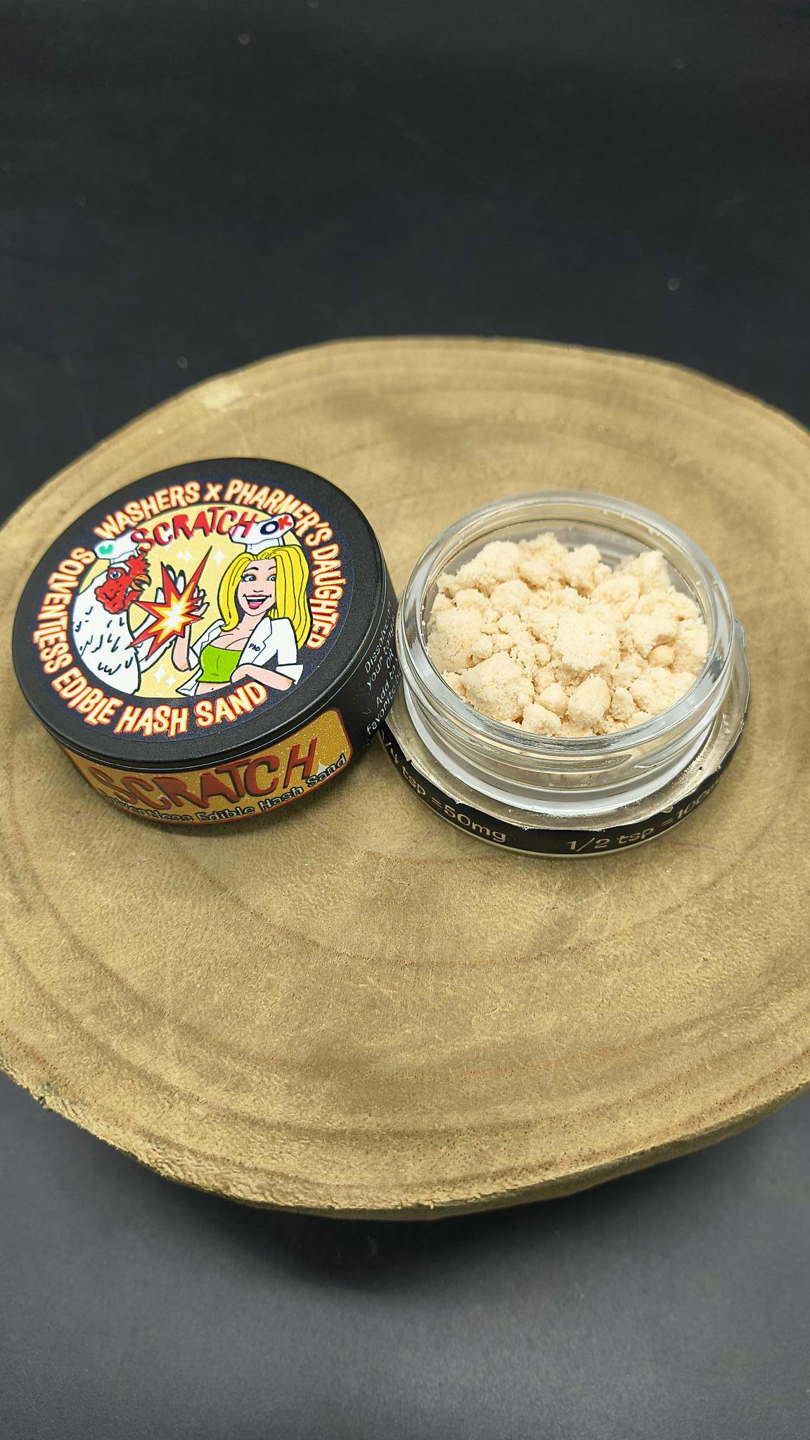 Washer's - Scratch Solventless Edible Hash Sand (500mg)
