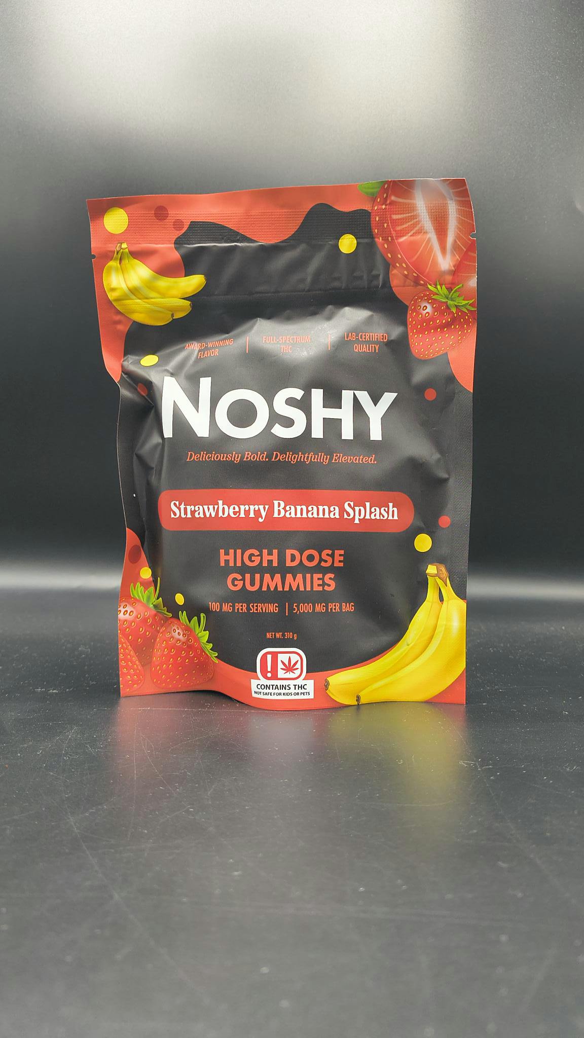 Noshy - Strawberry Banana Splash 5000mg Gummies