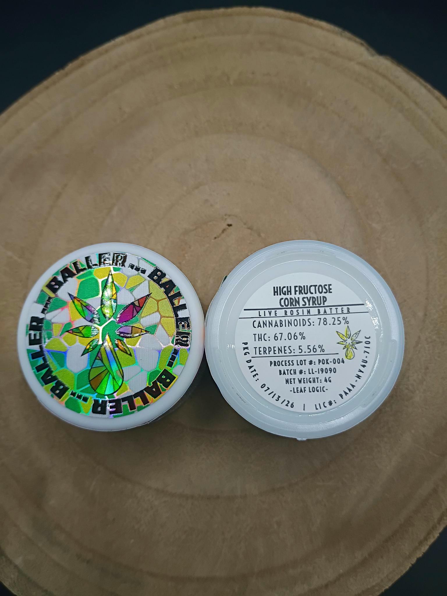 Leaf Logic - H.F.C.S. 4g Live Rosin Baller Jar