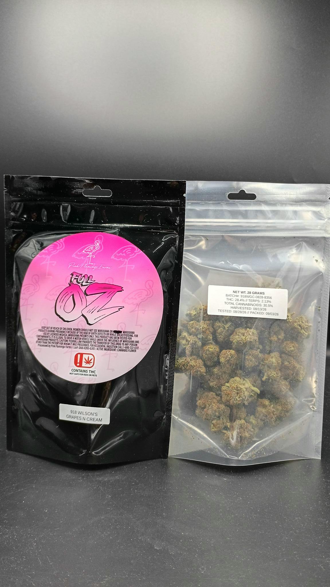 Pink Flamingo - Wilson Grapes & Cream 28g Flower